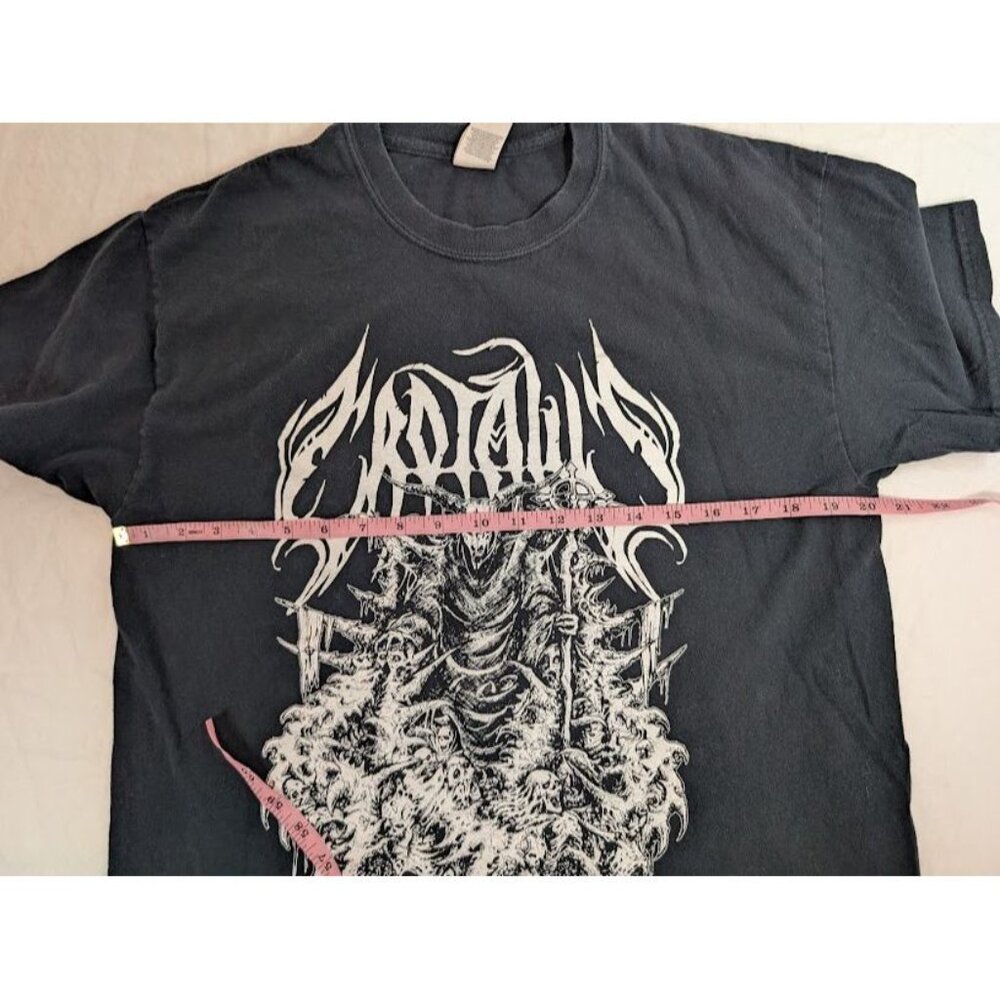 Crotalus black men's size large graphic t shirt 100% cotton V4 - Picture 5 of 6